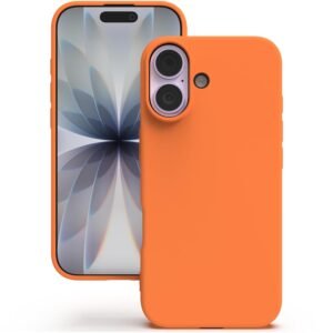 YATWIN Silicone Case for iPhone 17, Soft-Touch, Shockproof, DustProof